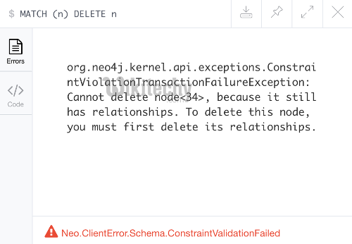  Neo4j delete a node using cypher